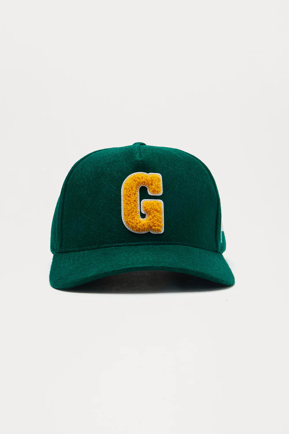 1St Gold Textured Structured Snapback Hat