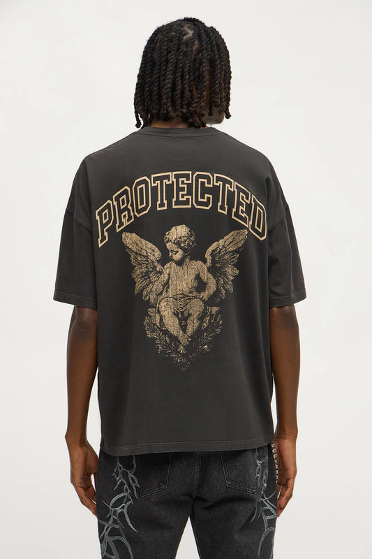 Divinely Protected Oversized Short Sleeve Tee