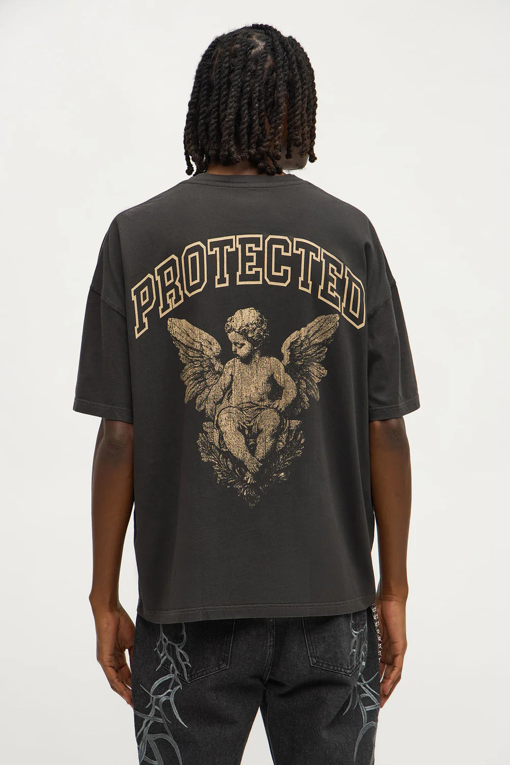 Divinely Protected Oversized Short Sleeve Tee