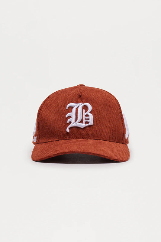 Come Back Corduroy Snapback Hat (Brown)