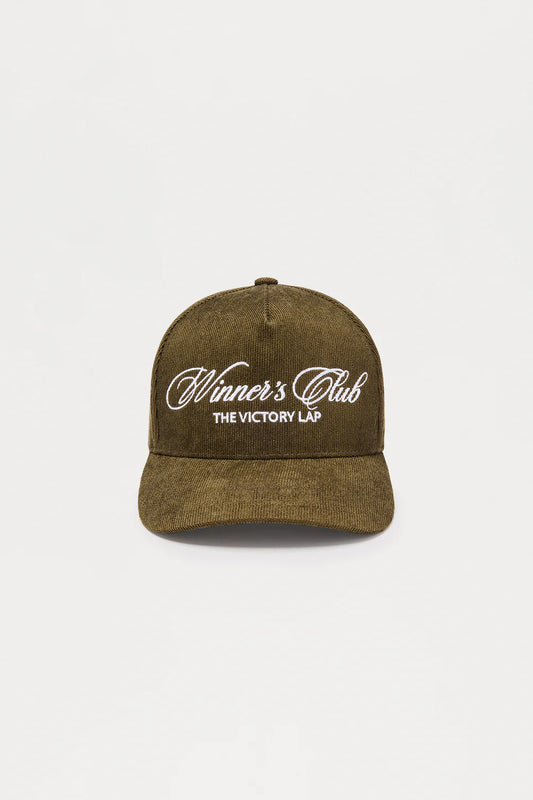 Winners Club Corduroy Structured Snapback Hat