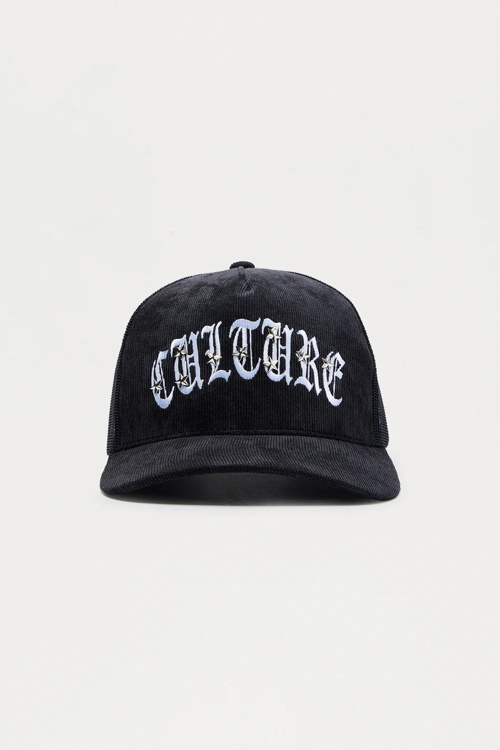 Culture Star Studded Corduroy Structured Snapback Hat