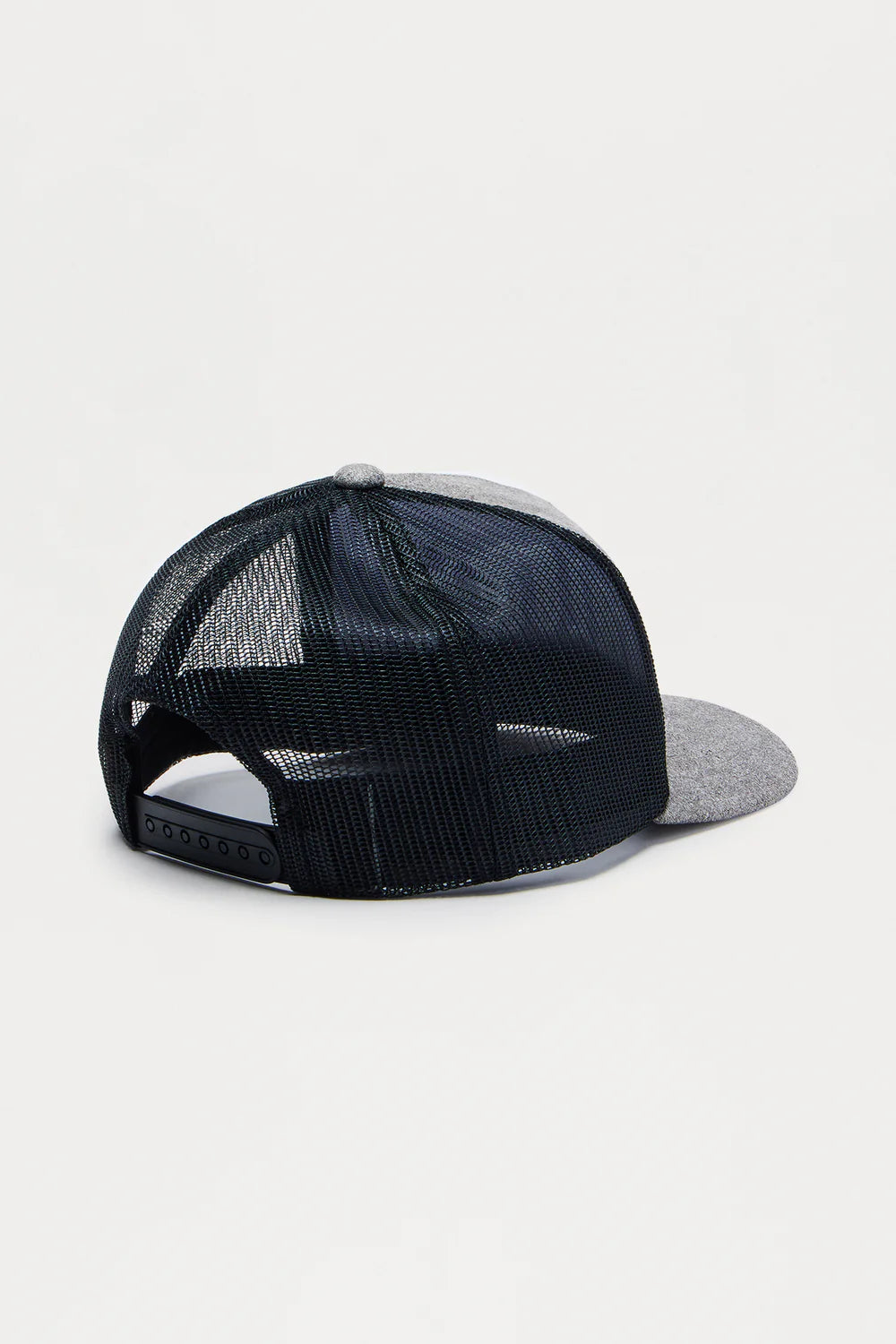 Culture Star Studded Faux Suede Structured Snapback Hat (Grey)