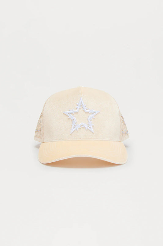 Barbwire Velvet Structured Snapback Hat
