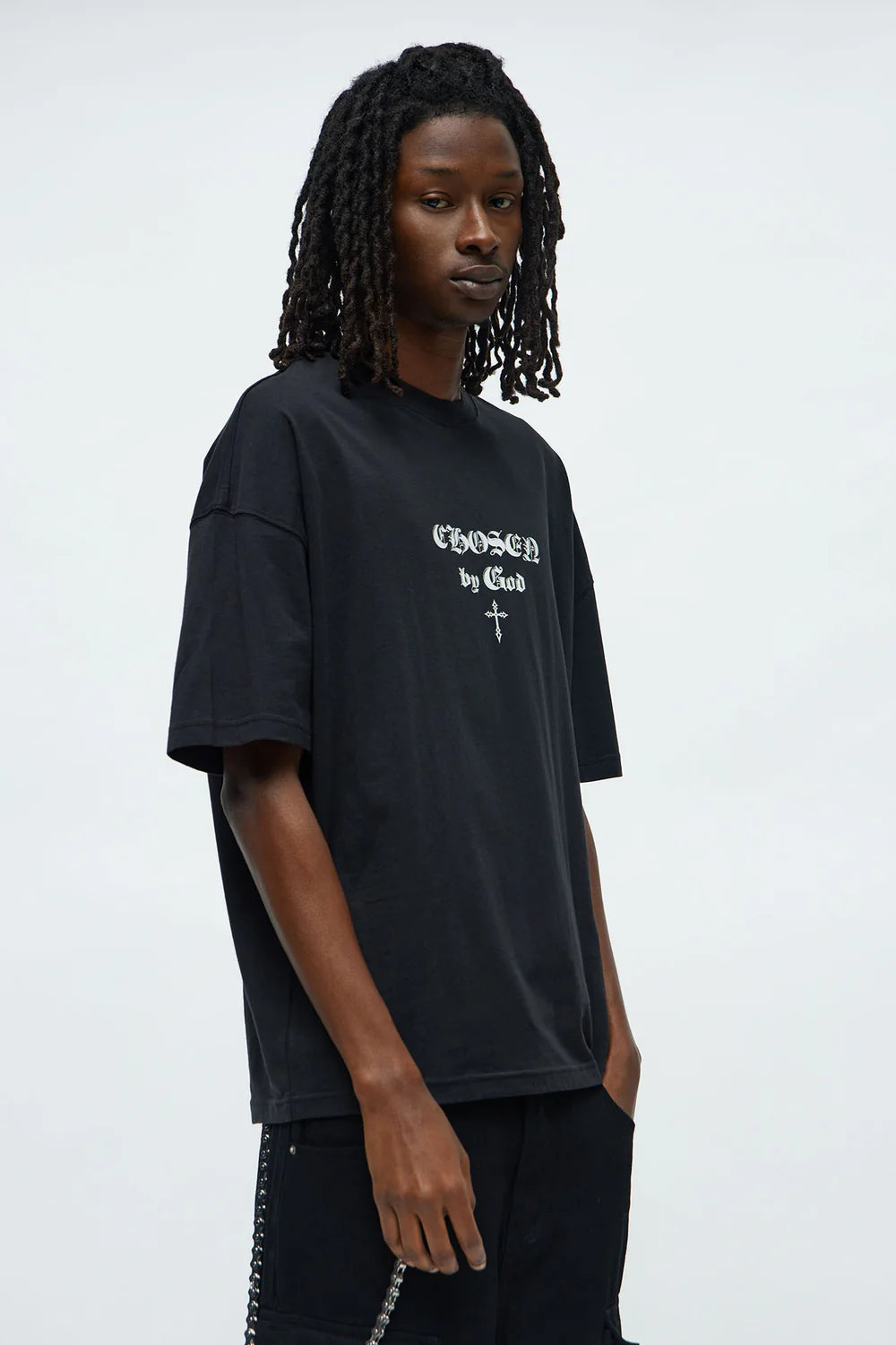 Saved Chosen By God Oversized Short Sleeve Tee