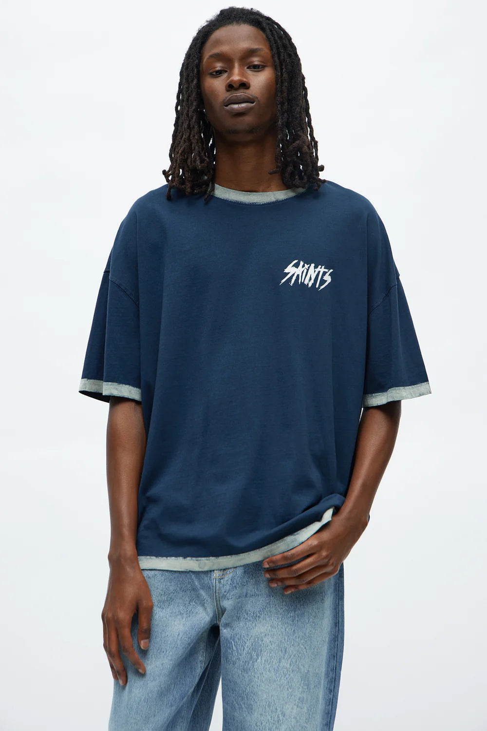 Saints Short Sleeve Ringer Tee