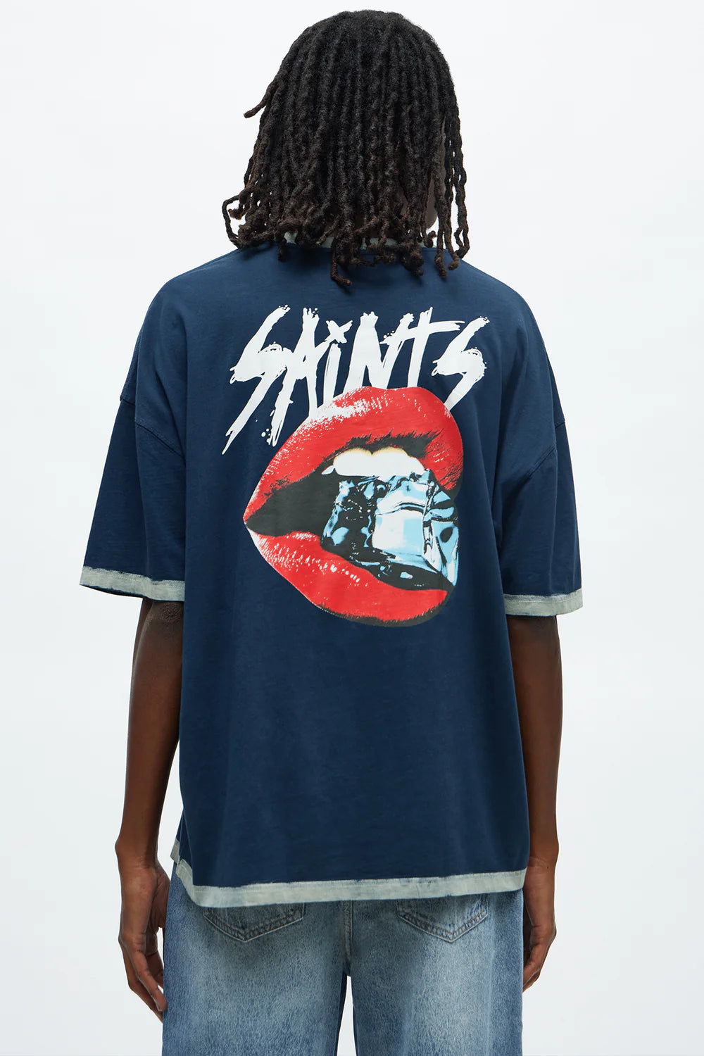 Saints Short Sleeve Ringer Tee