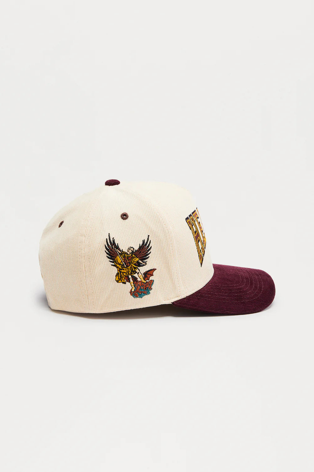Heaven Angel Corduroy Structured Snapback Hat