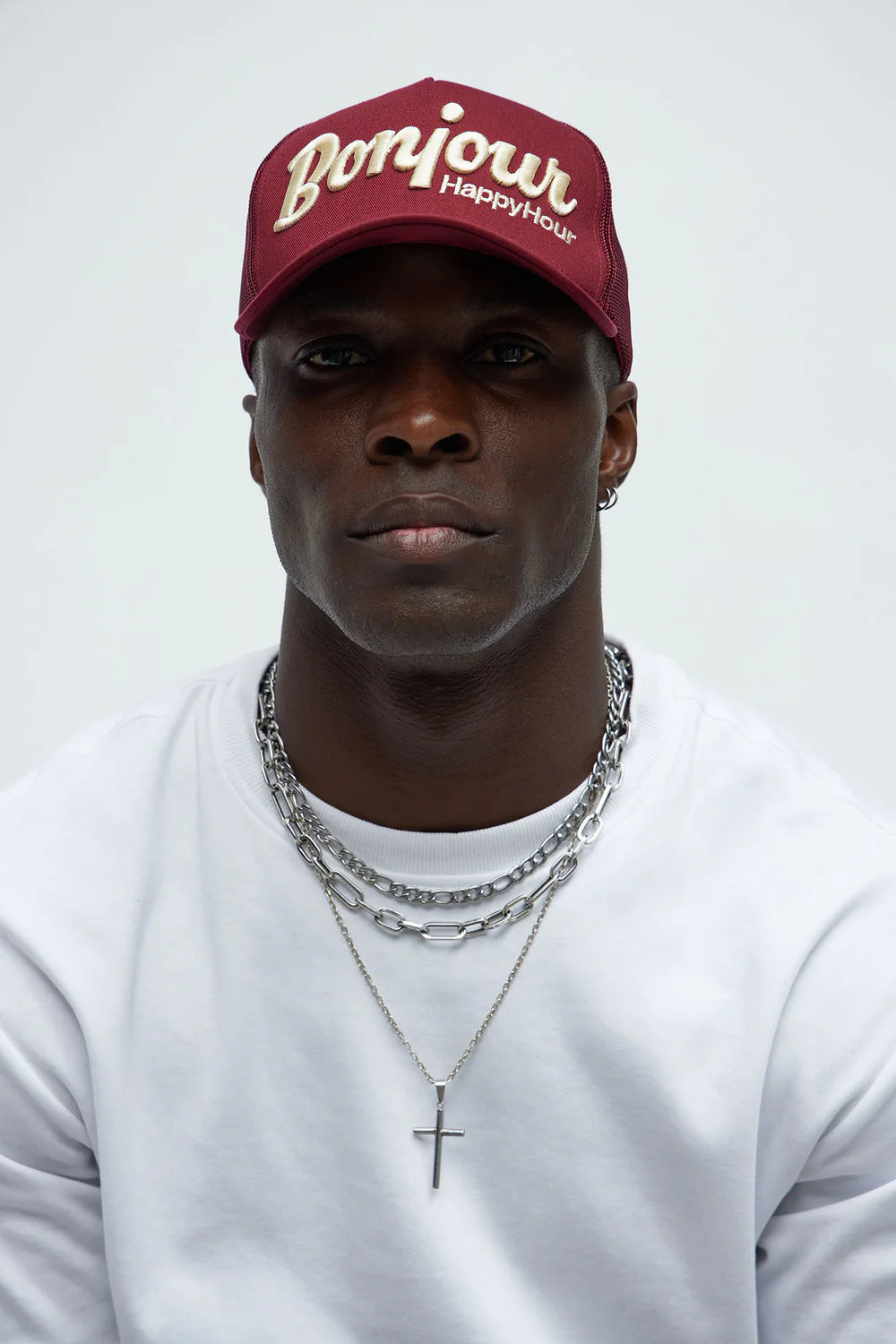 Bonjour Happy Hour Snapback Hat