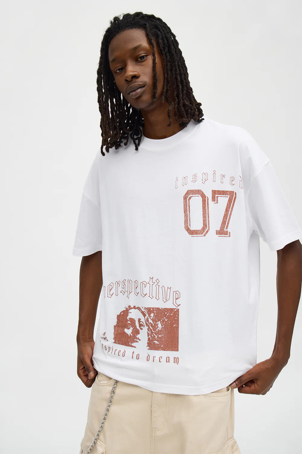 Inspired Oversized Short Sleeve Tee