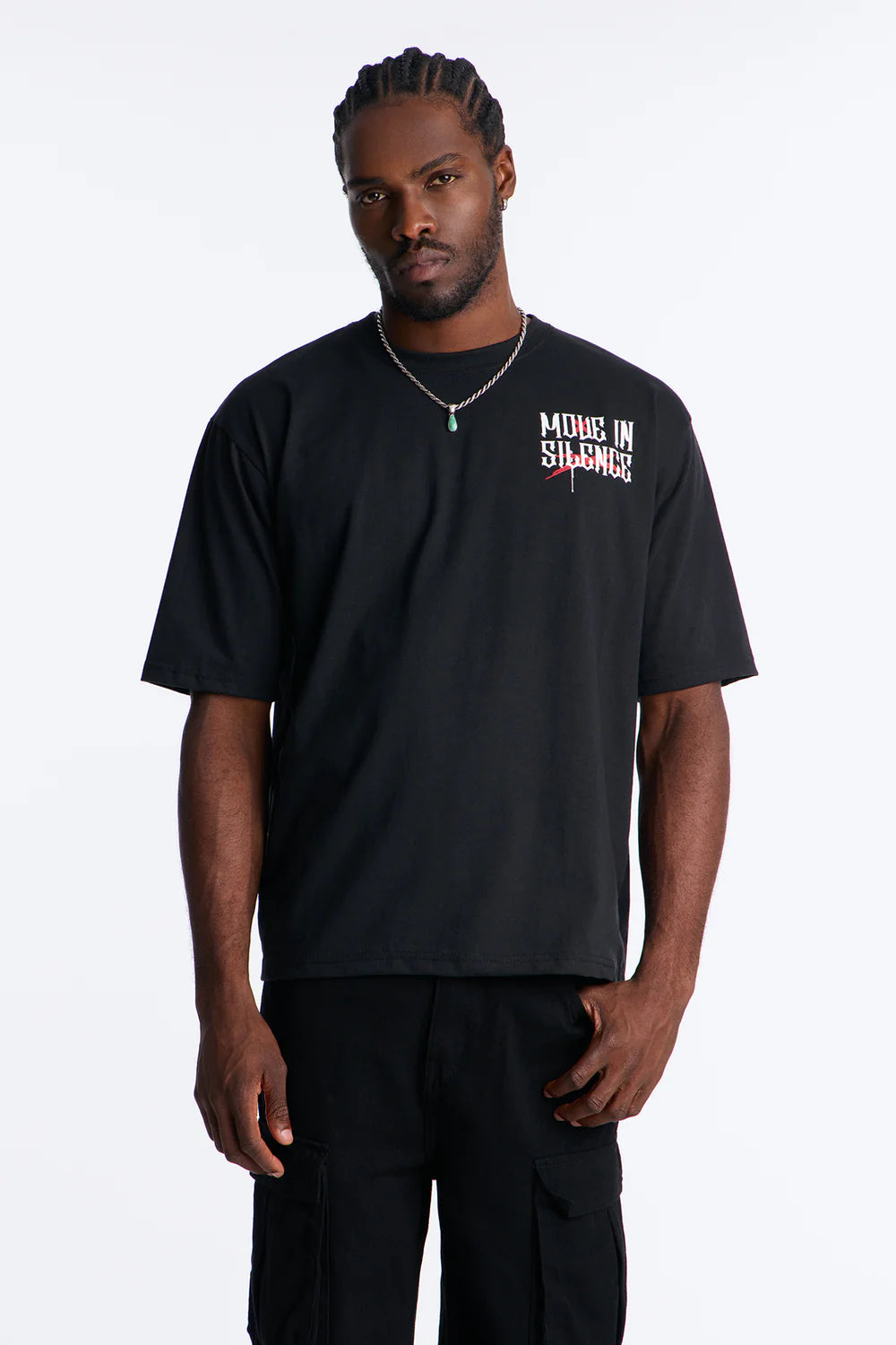 Move In Silence Oversized Short Sleeve Tee