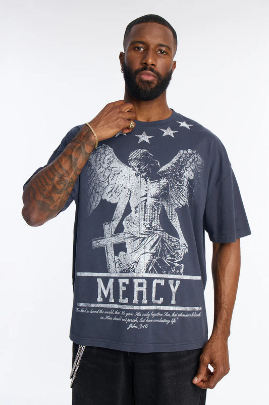 Mercy For All Oversized Short Sleeve Tee