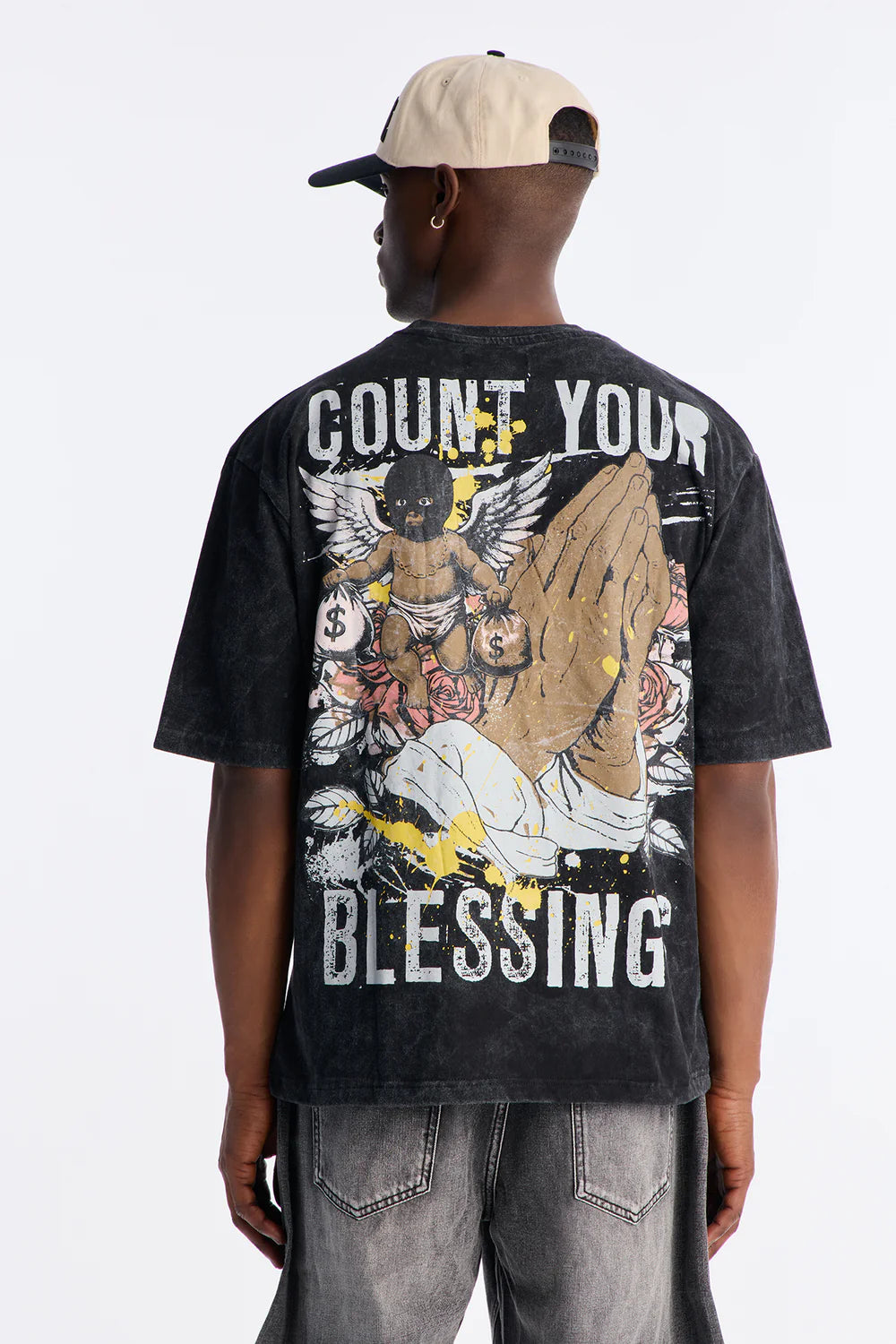 Stay True Count Your Blessings Oversized Short Sleeve Tee
