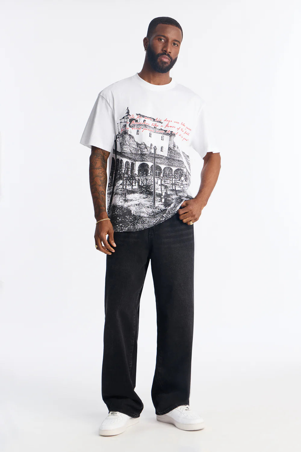 Oversized At The Cross Short Sleeve Tee
