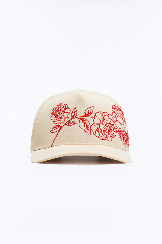 Lucky You Structured Cotton Twill Snapback Hat
