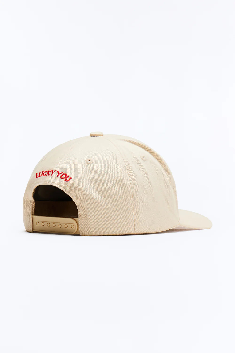 Lucky You Structured Cotton Twill Snapback Hat