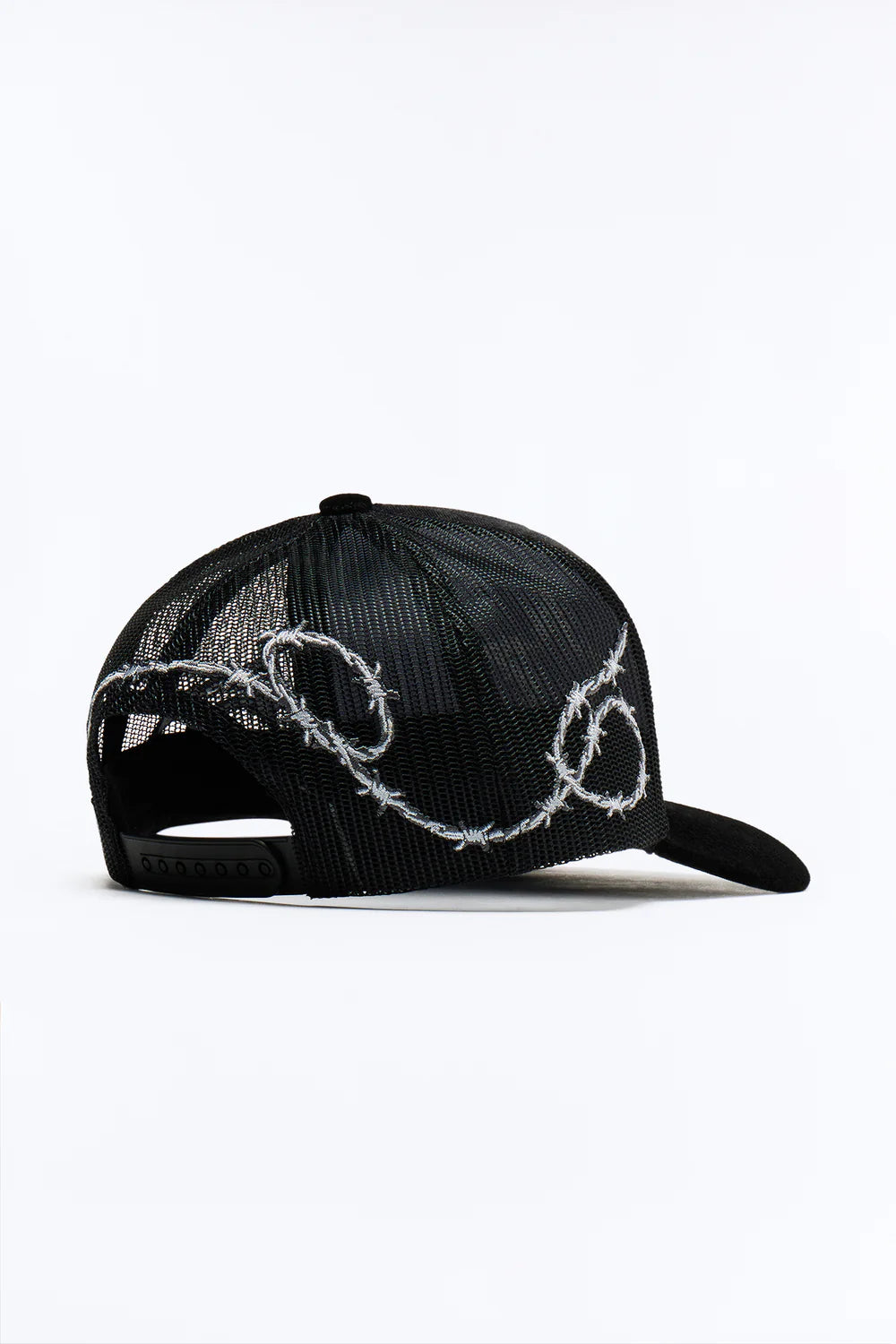 Barbwire Velvet Structured Snapback Hat