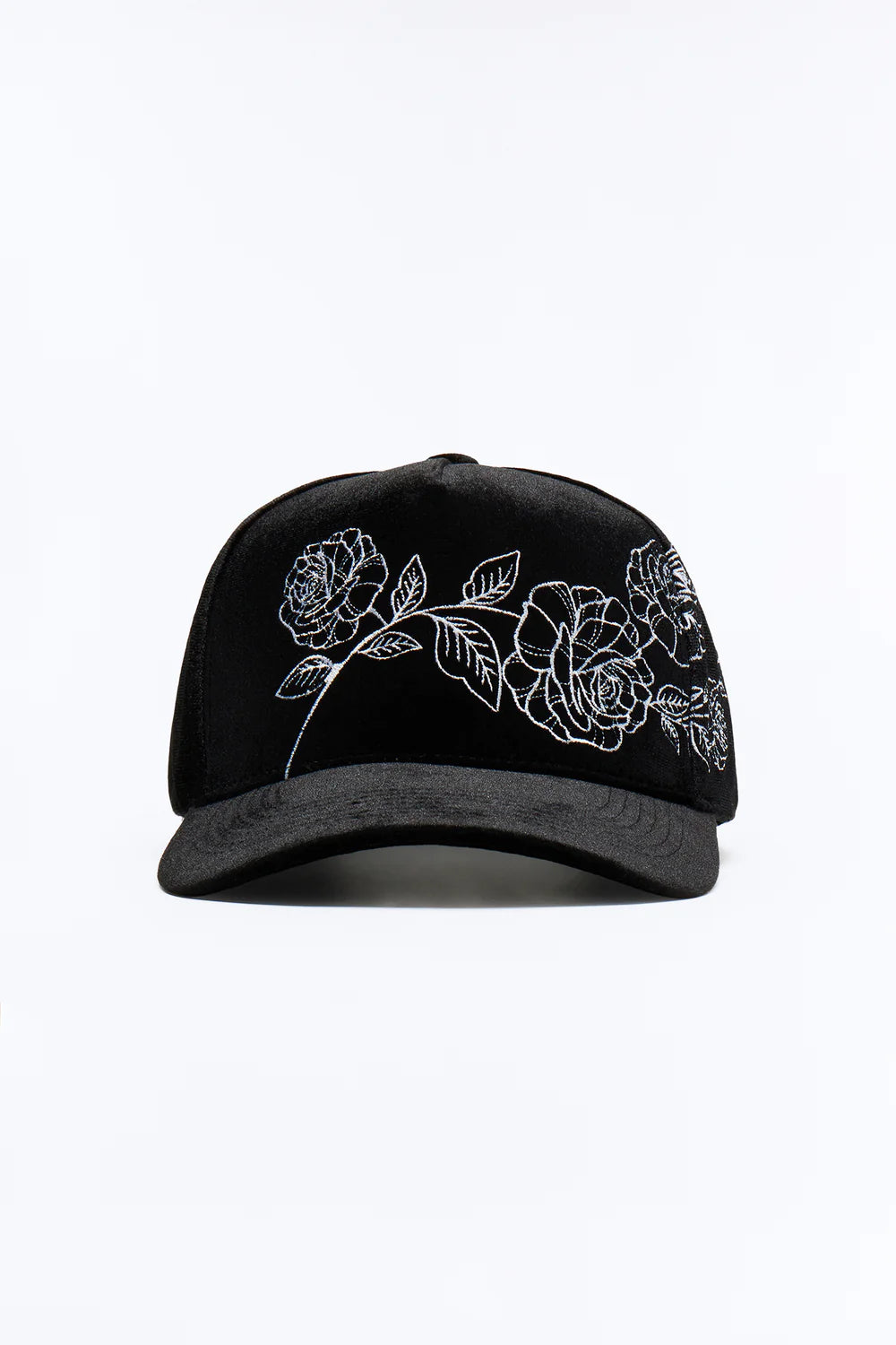 Lucky You Structured Velvet Snapback Hat
