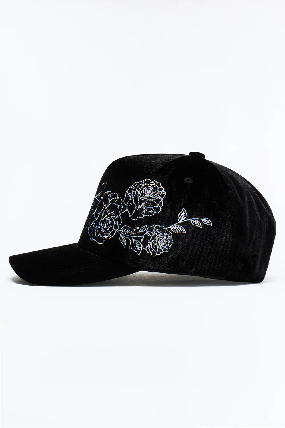 Lucky You Structured Velvet Snapback Hat