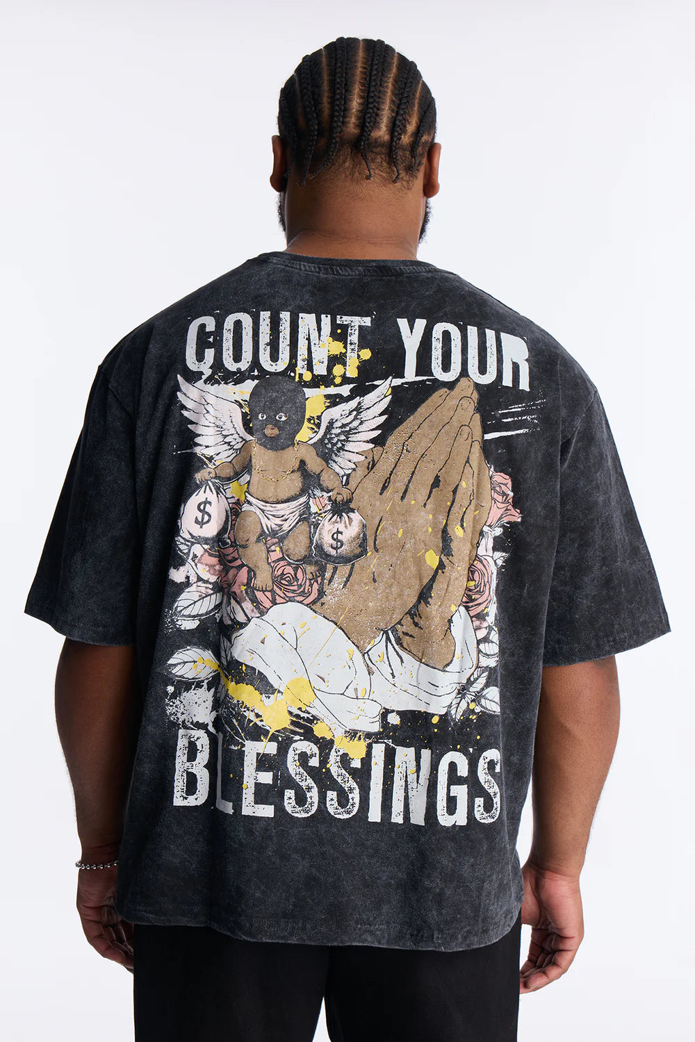 Stay True Count Your Blessings Oversized Short Sleeve Tee