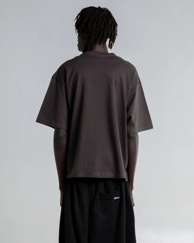 Cropped Tee Gris