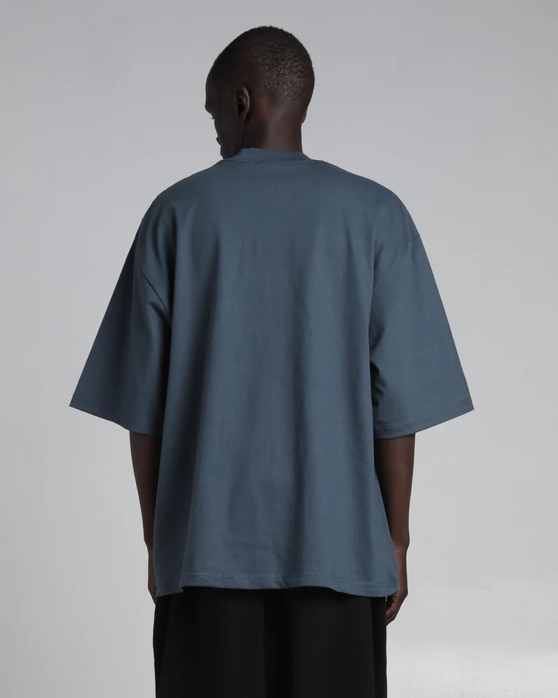 Oversized Tee Azul Marino