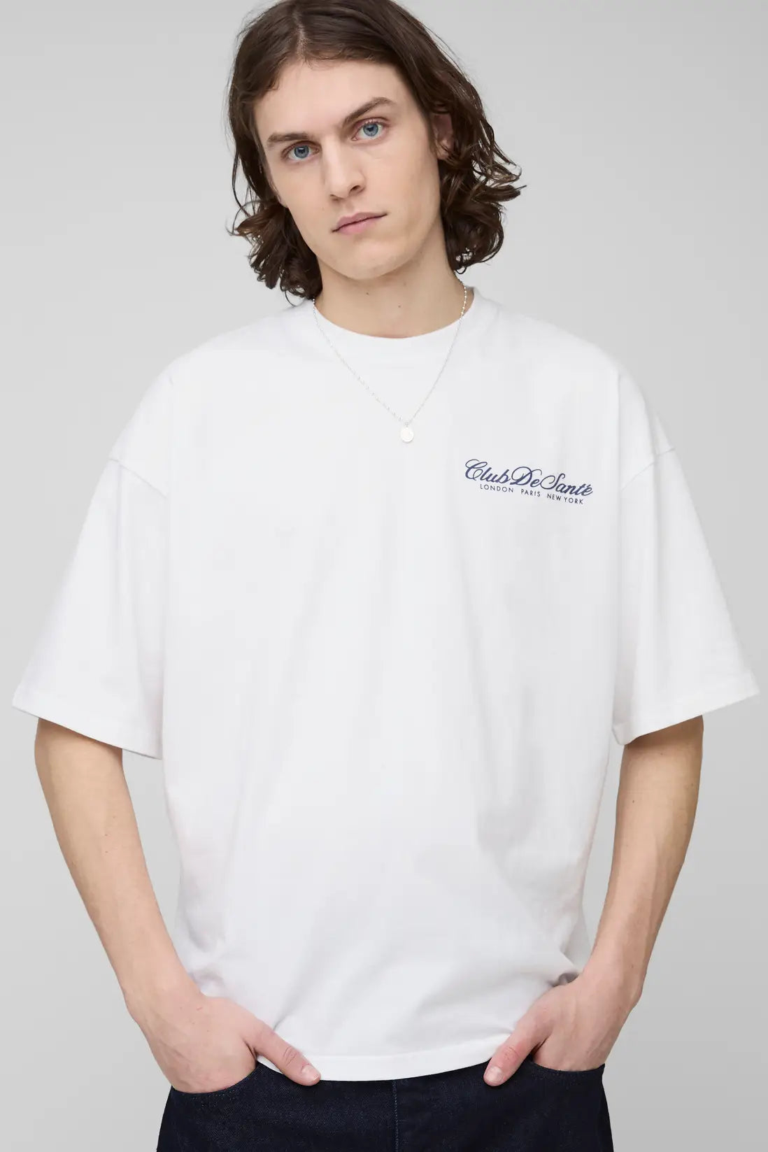 Tall Club De Sante Printed Oversized Boxy T-Shirt