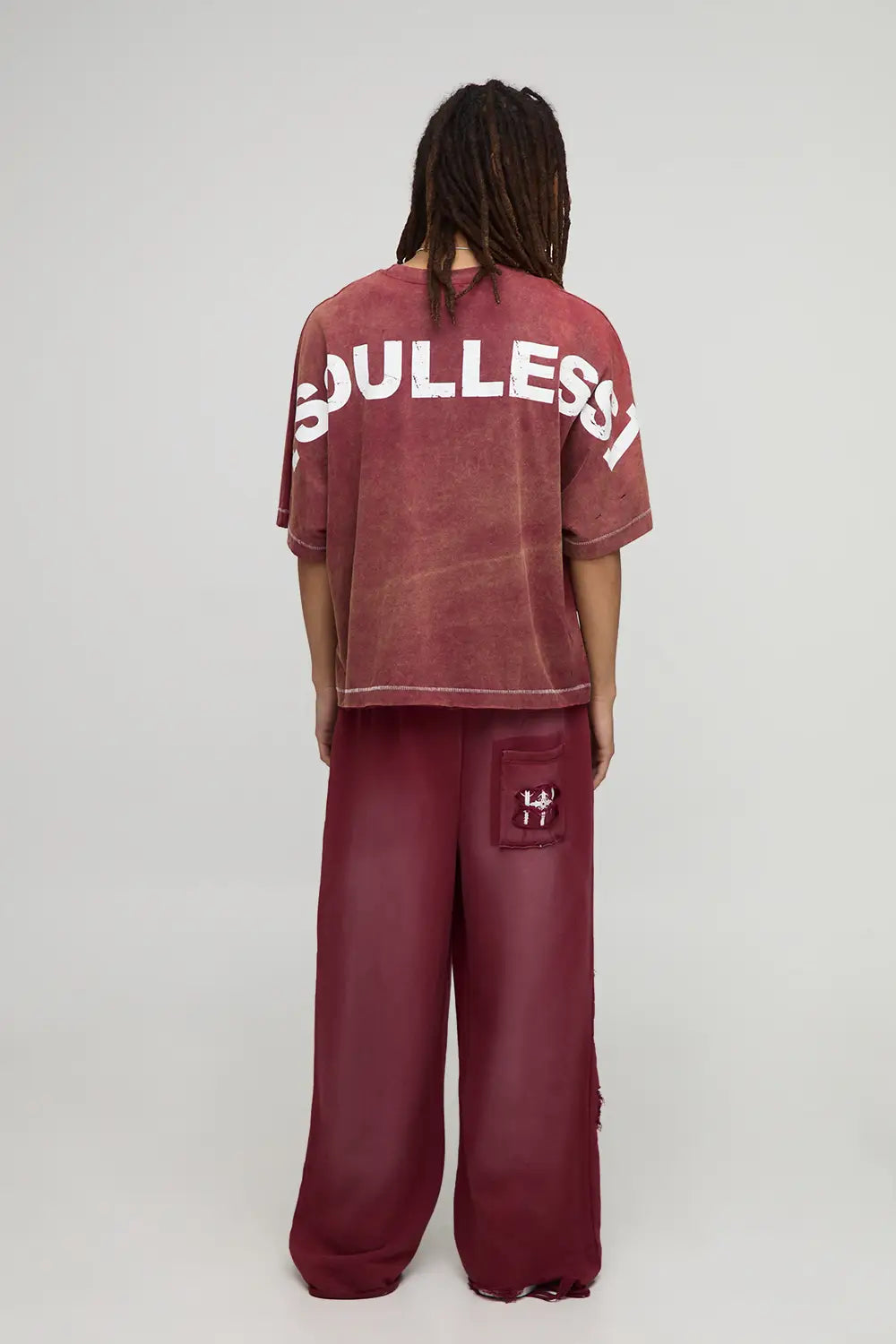 Oversized Distressed Washed T-Shirt