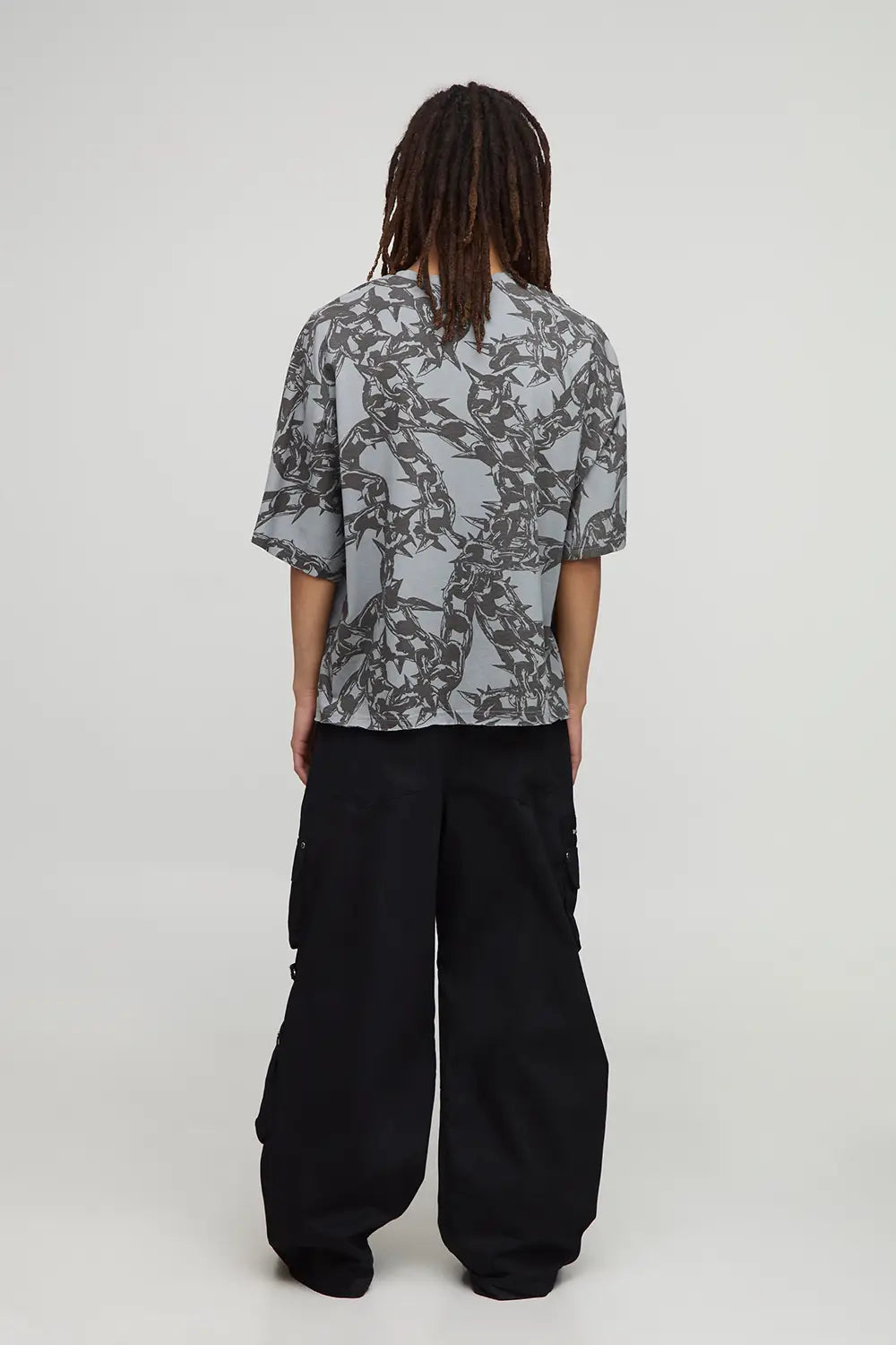 Oversized Gothic Distressed Heavyweight T-Shirt