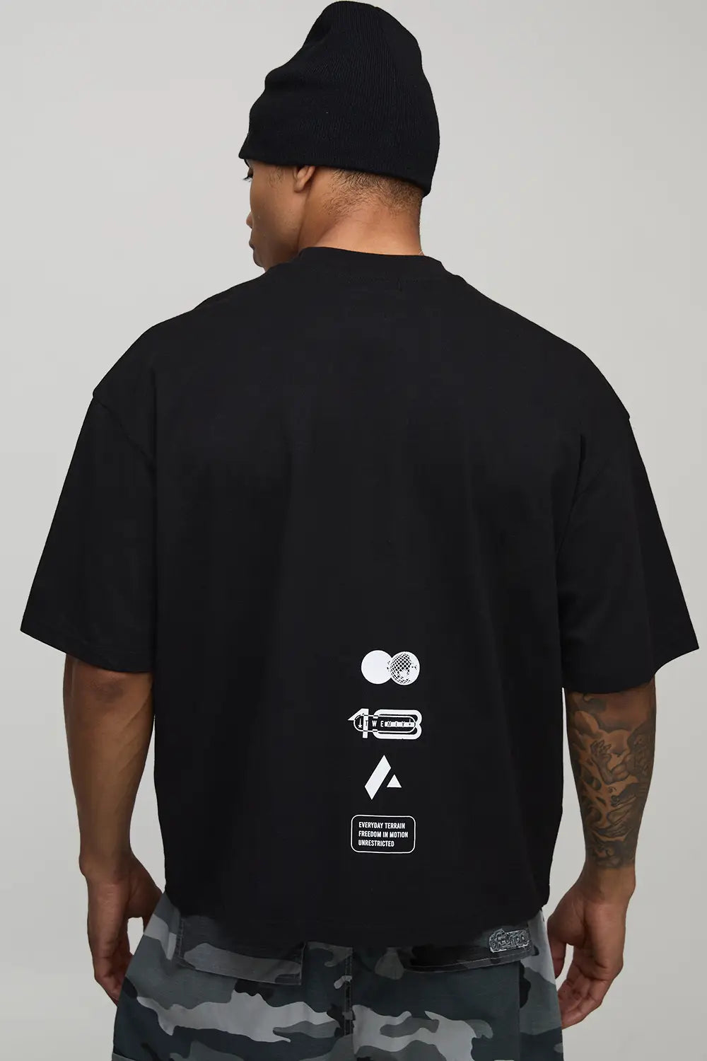 Oversized Boxy Heavyweight Printed T-Shirt