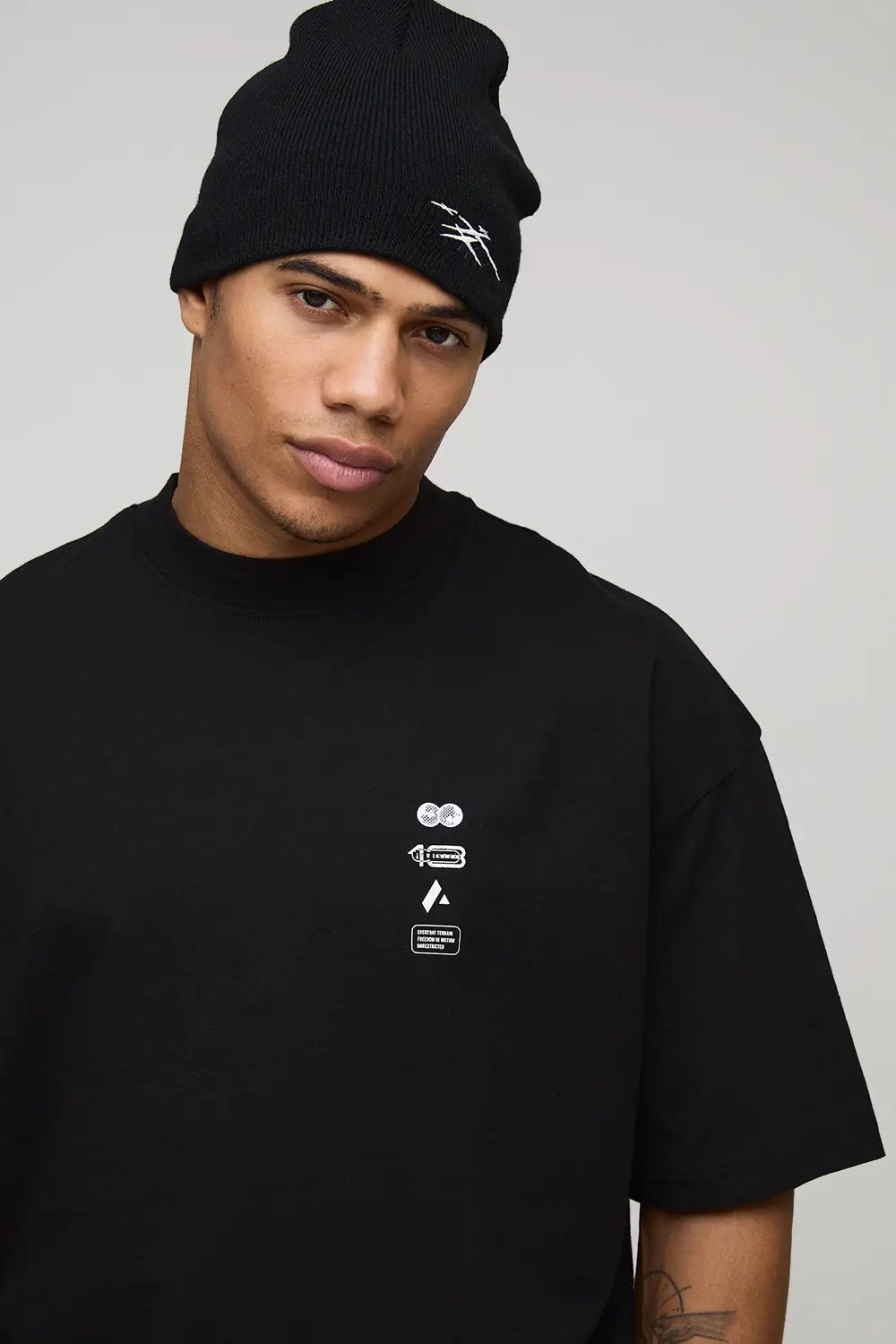 Oversized Boxy Heavyweight Printed T-Shirt