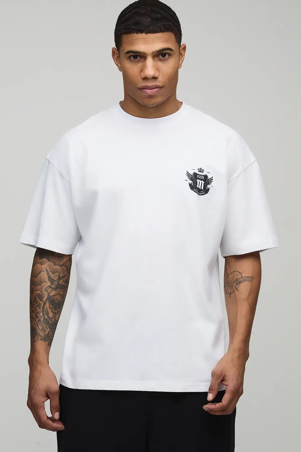 Oversized New York Over The Seam Graphic T-Shirt