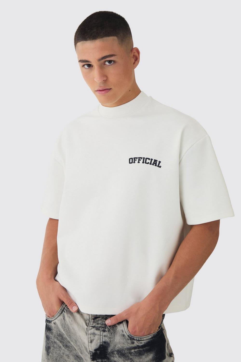 Oversized Boxy Heavyweight Half Sleeve Renaissance Graphic T Shirt