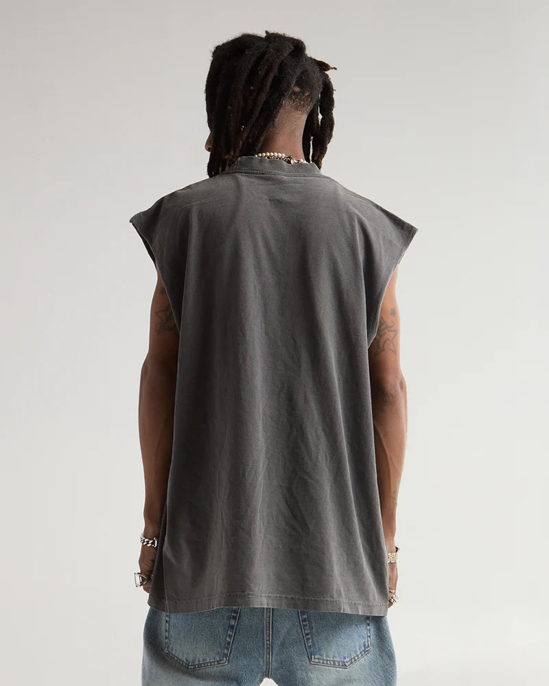 Muscle Tee Carbón